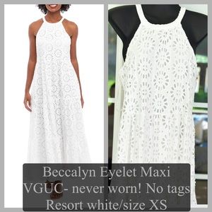Lilly Pulitzer Beccalyn Eyelet Maxi- size X-Small